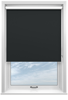 Verona (Blackout), Black - Twist&Fit Roller Blind